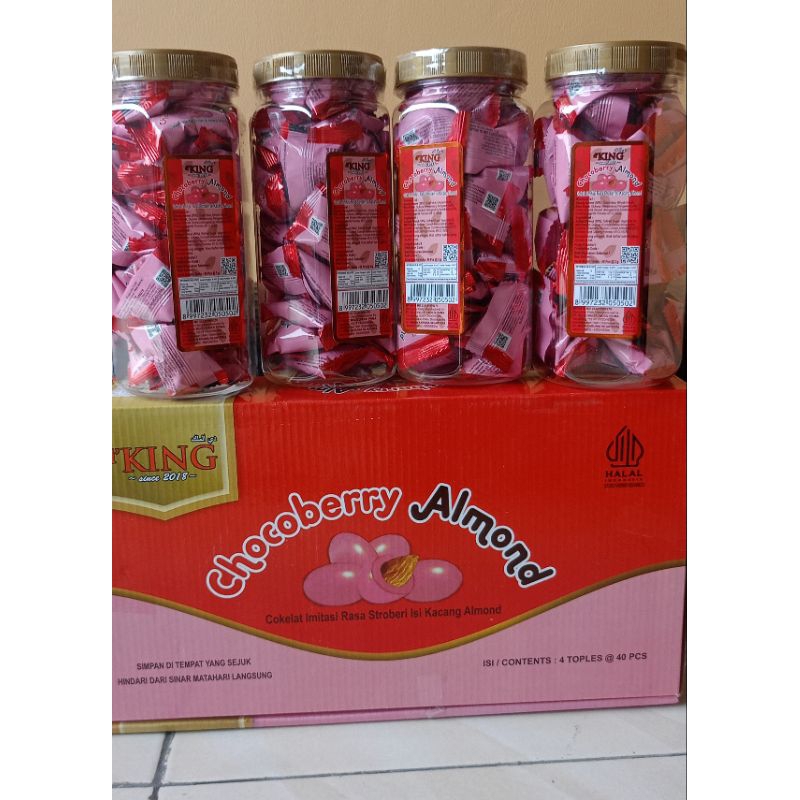 

chocoberrry almond / coklat Musdalifah viral 4 toples 1(dus)