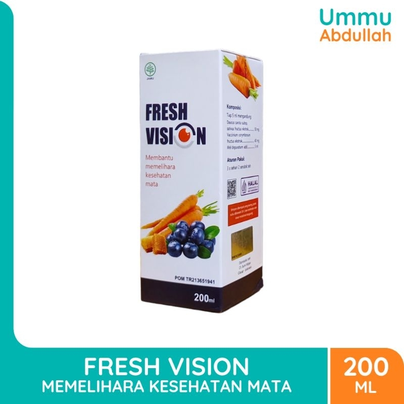 Fresh Vision MAKASSAR Untuk Nutrisi Kesehatan Mata Minus, Katarak, Mata Merah