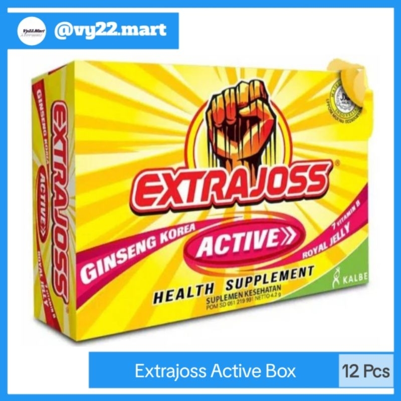 

Extra Joss Extrajoss Active Box isi 12Pcs per Box