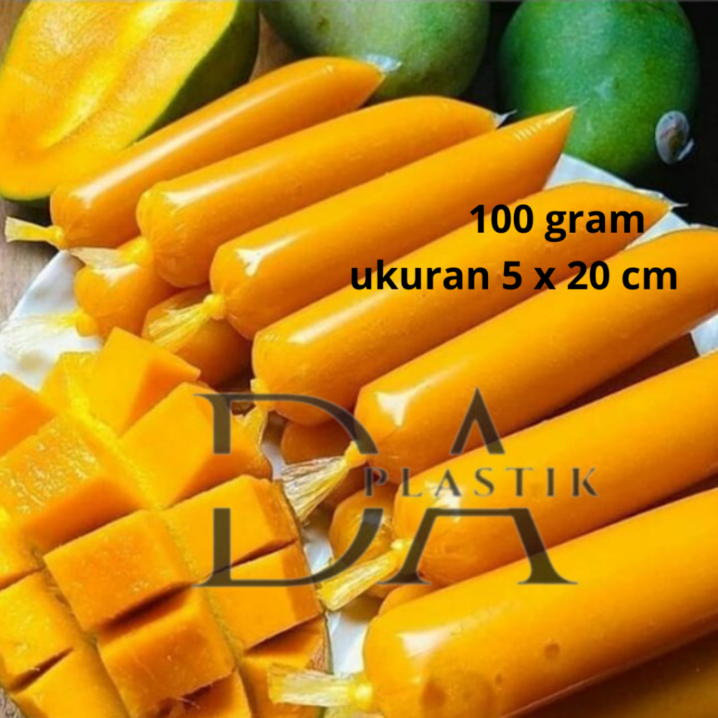 100 gram Plastik PE Es Lilin Es Mambo Ukuran 5x20cm 4x18cm 4x20cm 4,5x20cm