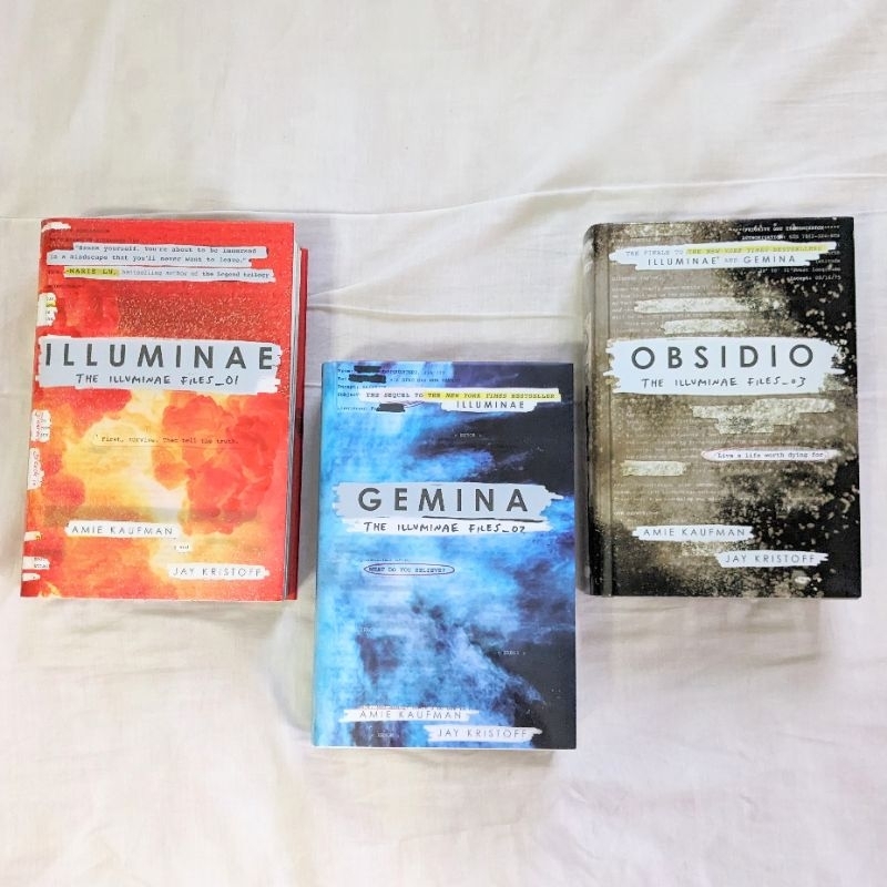(TAKE ALL ONLY) Illuminae Files Trilogy Hardcover English Original Illuminae Gemina Obsidio PRELOVED
