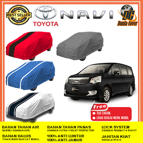 Cover Mobil Toyota Nav1 Anti Air Waterproof Outdoor, Sarung Mobil Toyota Nav1, Selimut Mobil Toyota 
