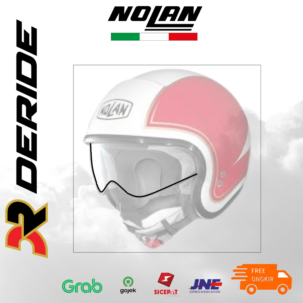 TRIM BLACK VPS N21 VISOR SPAREPARTS HELMET NOLAN