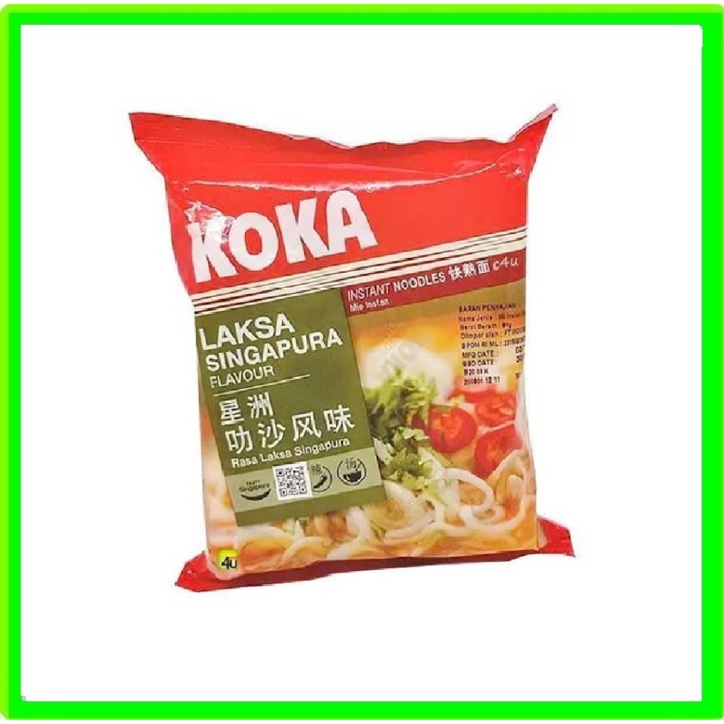 

KOKA Laksa Singapore Original Instan Noodle 90gr Laksa Singapura