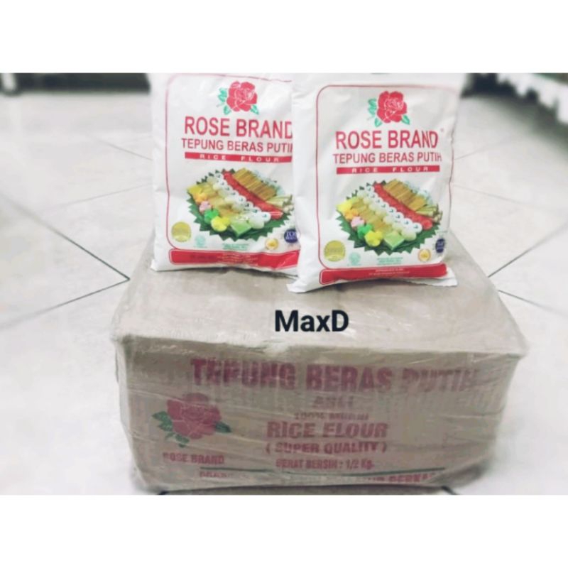 

Tepung Beras Putih Rose Brand Premium 500gr×20Pcs 1 Dus