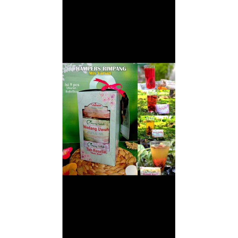 

wedang uwuh + asem 36pcs