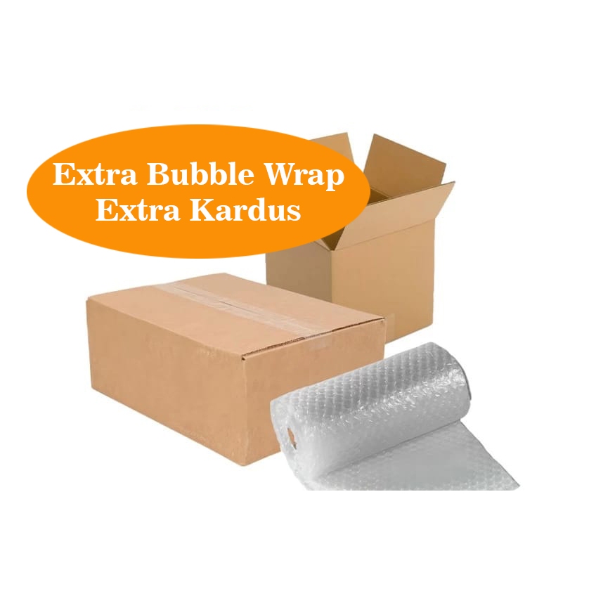 

Extra Bubble Wrap dan Kardus Untuk Pengiriman Lebid Safe