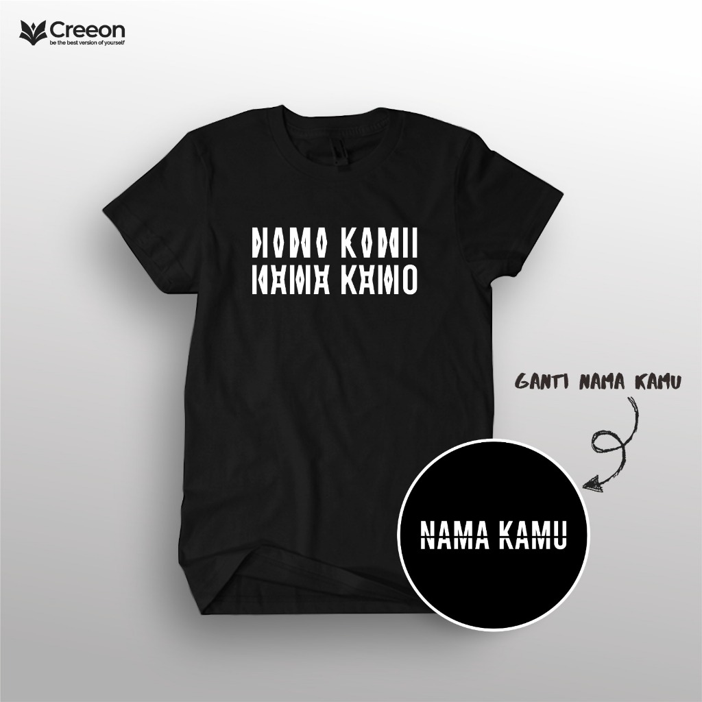 KAOS NAMA LIPAT CUSTOM KAOS ILUSI