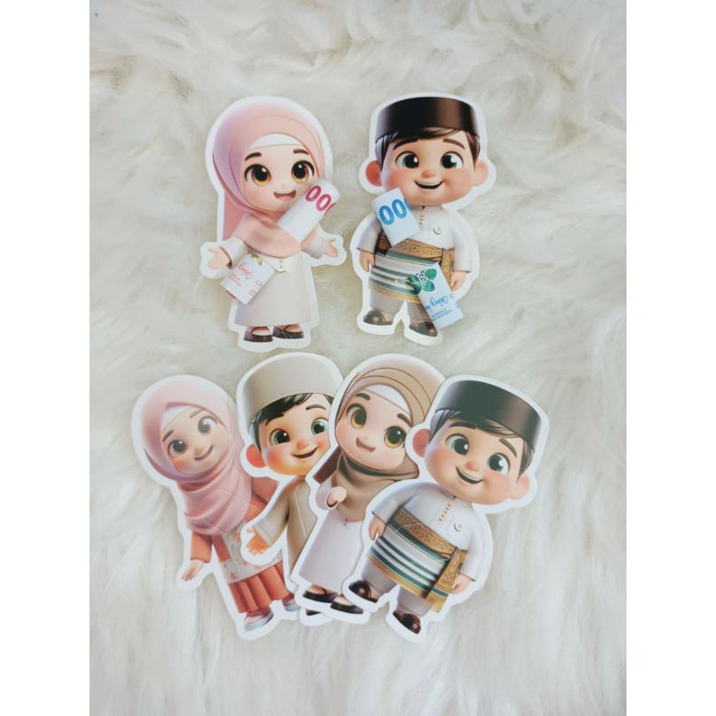 

Amplop lebaran 3D karakter lucu | angpao lebaran | amplop uang | amplop karakter lucu