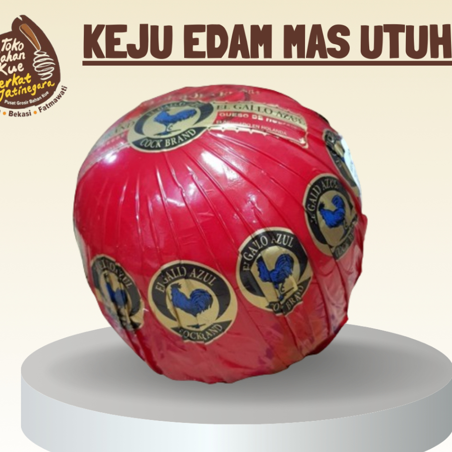

KEJU EDAM CAP AYAM MAS UTUH / KEJU EDAM BOLA