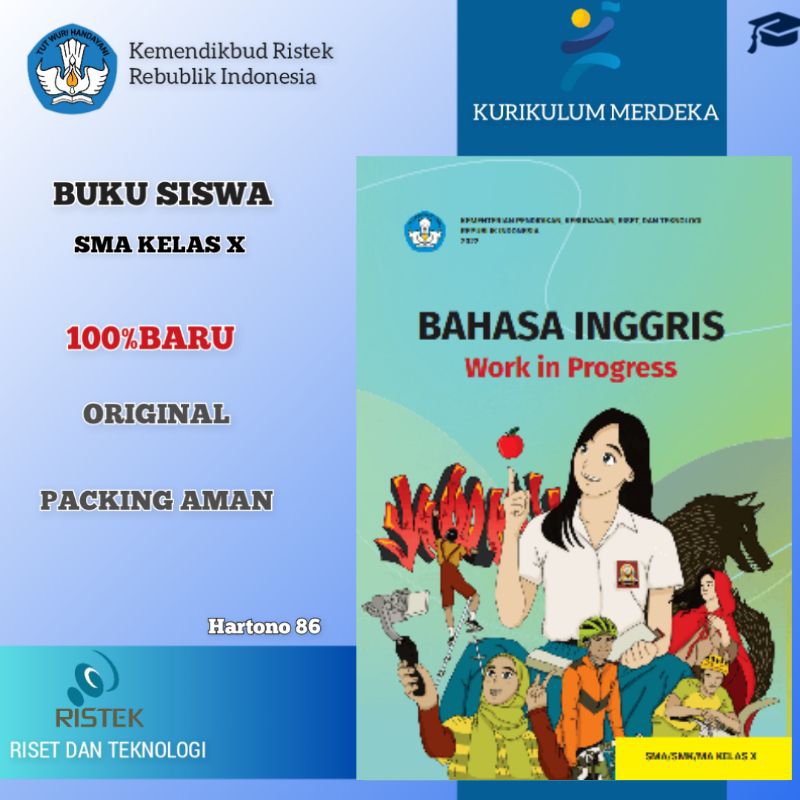 

Buku siswa Bahasa Inggris SMA/SMK/MA Kelas 10 Work In Progress Kurikulum Merdeka