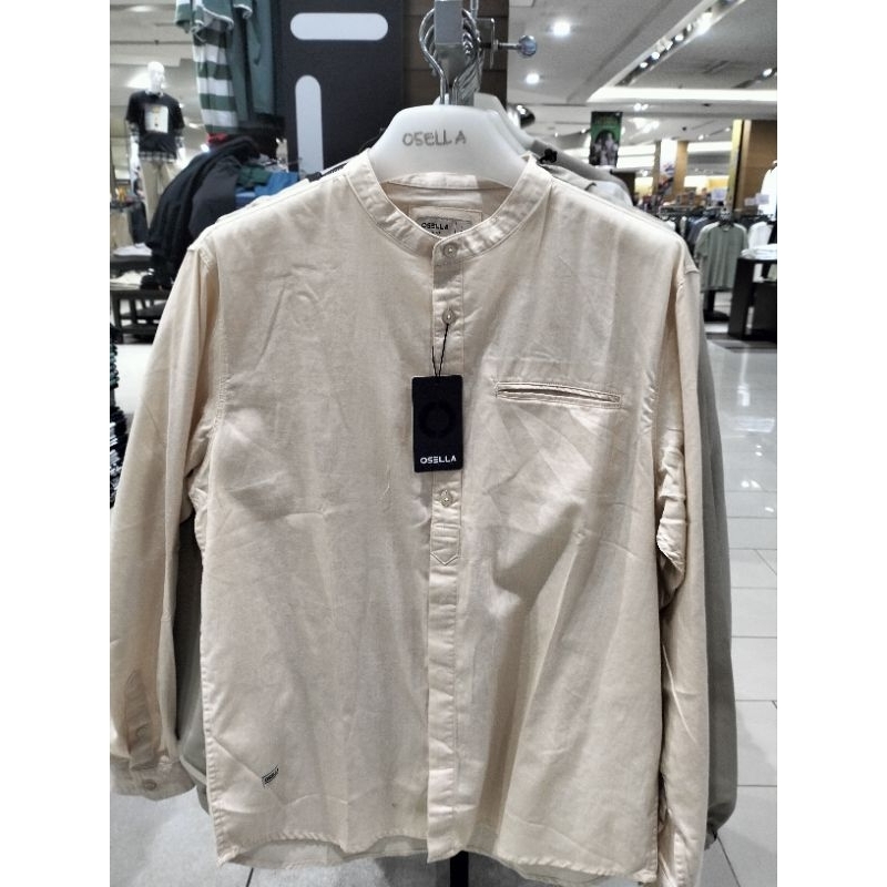 Osella Baju pria Dewasa Koko Lengan Panjang Orginal New