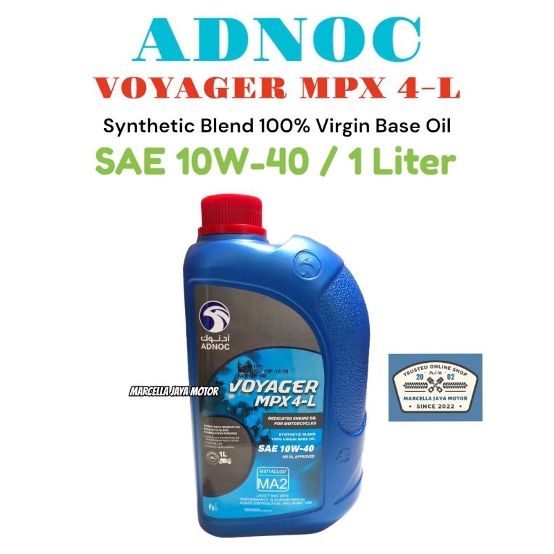 OLI ADNOC VOYAGER MPX 4-L 1 LITER OLI MOTOR MURAH 1LITER OLI MOTOR