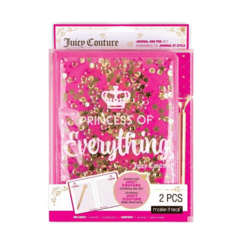 

Make It Real Juicy Couture Glitter Journal And Pen