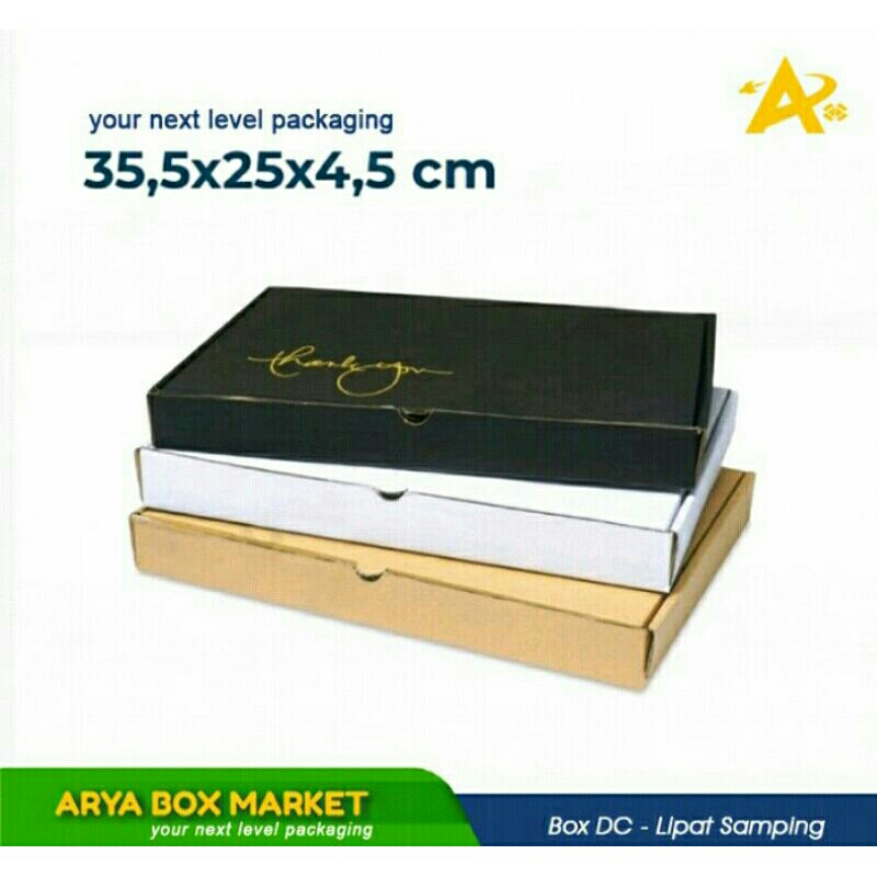 

Box 35.5x25x4.5cm LS Karton/Kardus/Kaos/Baju/Hampers