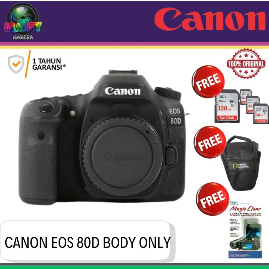 CANON EOS 80D BODY ONLY / CANON 80D BODY ONLY