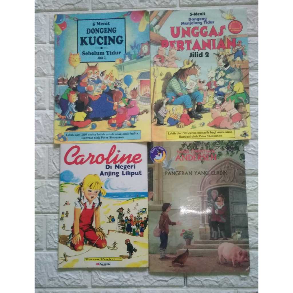 BUKU DONGENG ANAK ANAK KOLEKSI LANGKA