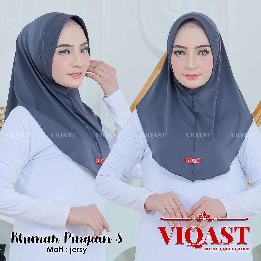 SM - BERGO PINGUIN JERSEY JILBAB BERGO INSTAN HIJAB INSTANT PET JERSEY BERGO KHIMAR PINGUIN PET SIZE