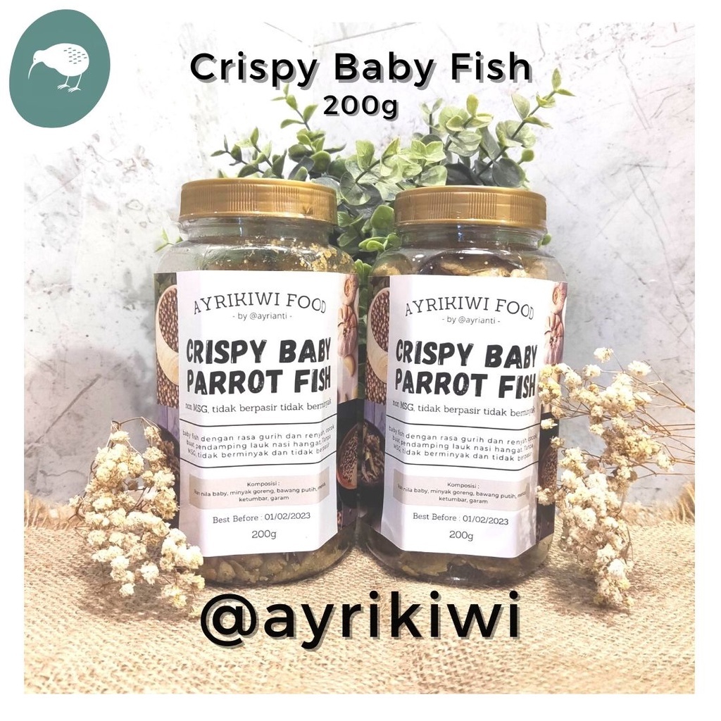 

Crispy Baby Fish / Ikan Crispy Snack Teman Makan Nasi 200gr