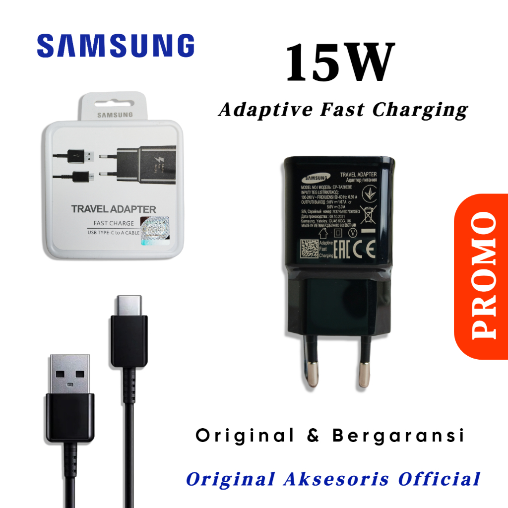 Charger Samsung 15 Watt Original Type C