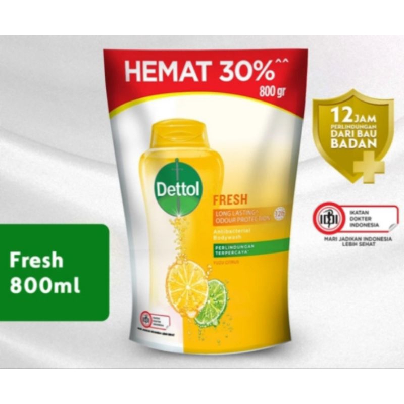 DETOL FRESH LONG LASTING ODOUR PROTECTON 800ML