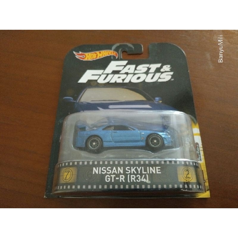 Hotwheels Retro GTR34 Nissan Skyline