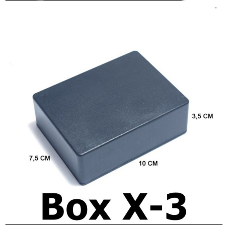 

Box rakitan X3 Ukuran 10 x 7,5 x 3,5 cm