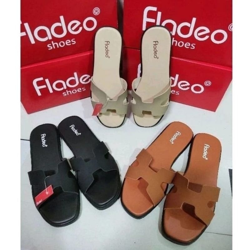 sandal cewek fladeo H Sandal Flad-flop Sandal fladeo Slop Sendal Wanita Sandal Baru Trenkekinian sen