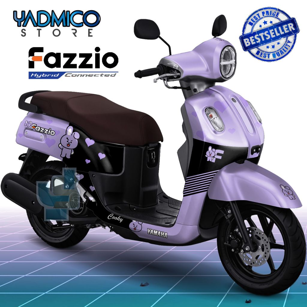 Decal Fazzio Full Body - Stiker Motor Fazzio Full Body - Decal Hologram Yamaha Fazzio Full Body - St