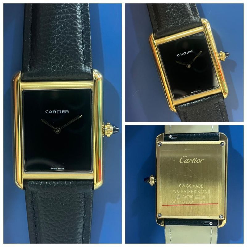 Cartier Tank Solo, Japan Quartz Super Quality Leather Strap