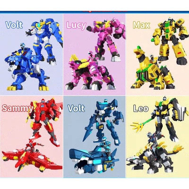 Mainan Robot Mini Force Action Figures MiniForce X Dinosaur Deformation Mini Agen Hadiah Natal Anak