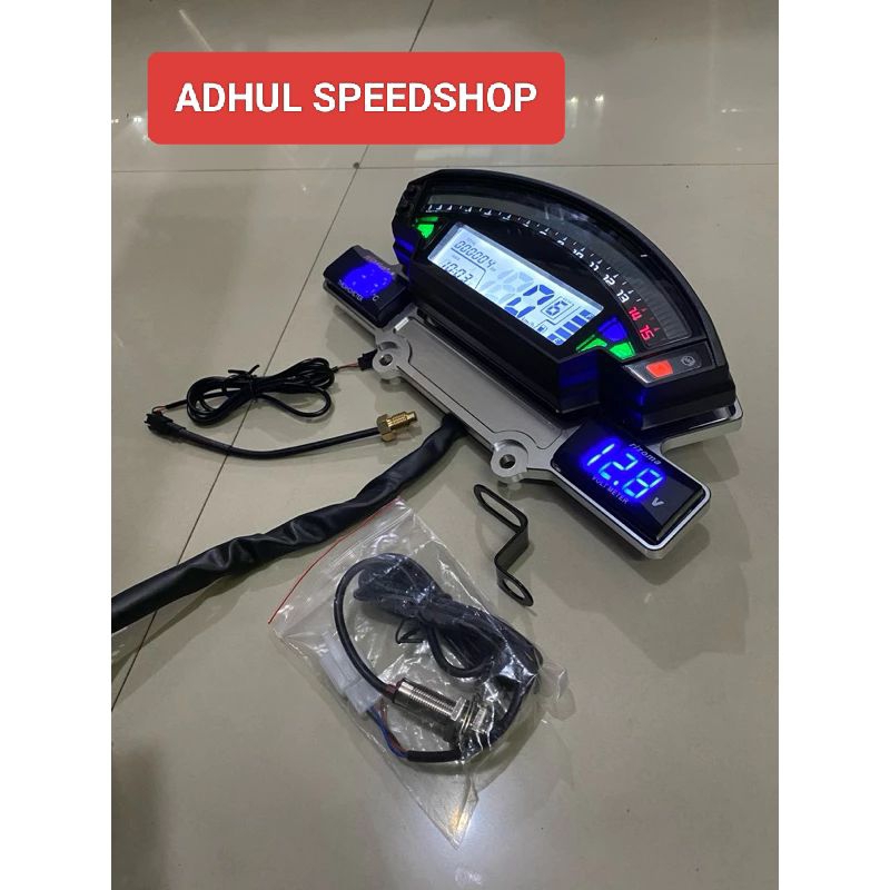 SPIDOMETER SPEEDOMETER DIGITAL ZX10R PNP NINJA RR NEW / RR OLD