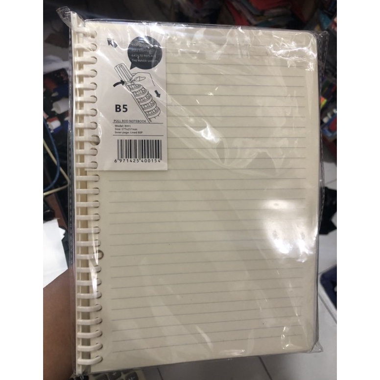 

Diskon map binder looseleaf transparan ring putih B5 atau a5 kokuyo style ring putih gading wengu 71 atau 81 4