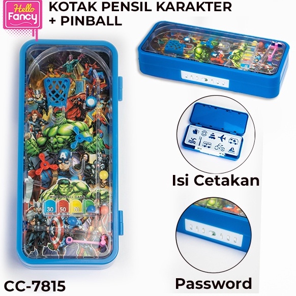 

Best Produk Tempat Pensil Kotak Pensil Anak Karakter Mainan Pin Ball CC72 52