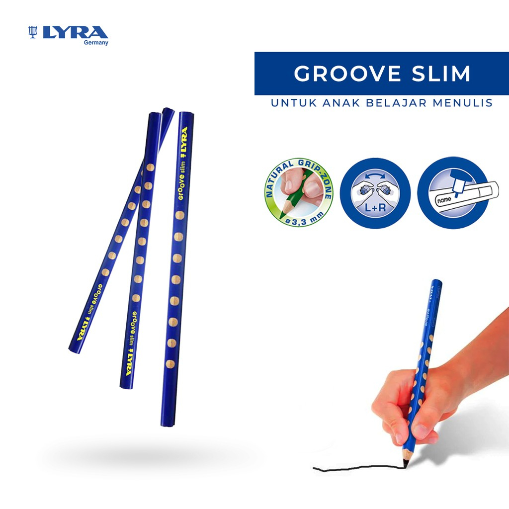 

Pensil HB LYRA Groove Slim #1760100