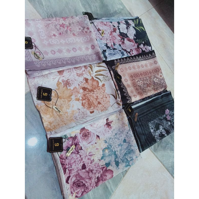 melia scarves motif digital printing voal sublime