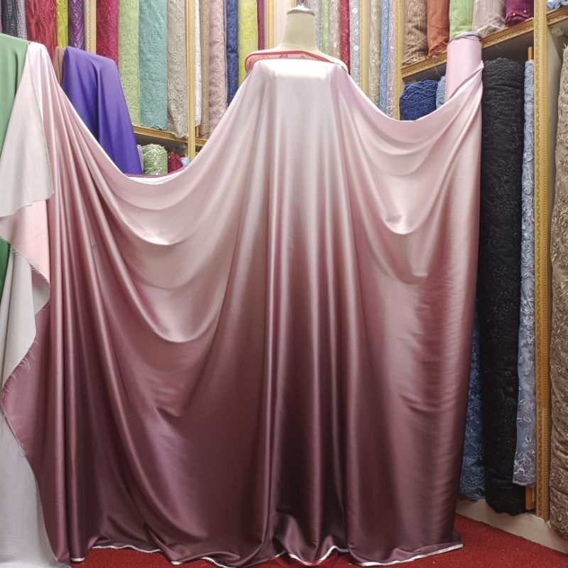 Bahan Armani Gradasi Permium/Kain Armani Gradasi Silk sutra/Armani Gradasi print/Armani Gradasi Perm