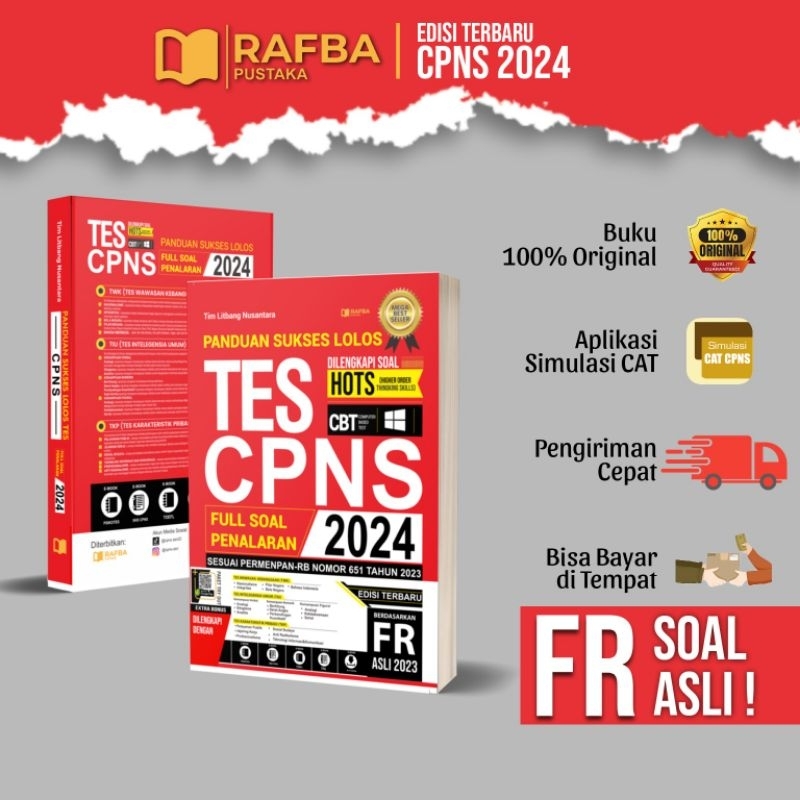 BUKU CPNS SESUAI FR | PANDUAN SUKSES LOLOS TES CPNS TERBARU 2024 2025