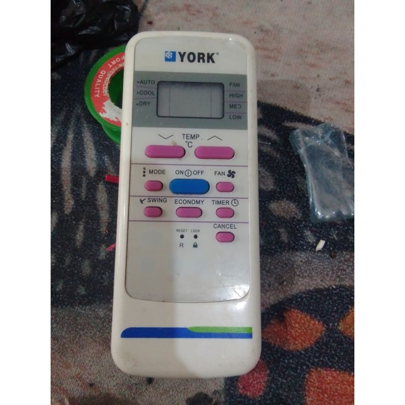 remote AC YORK