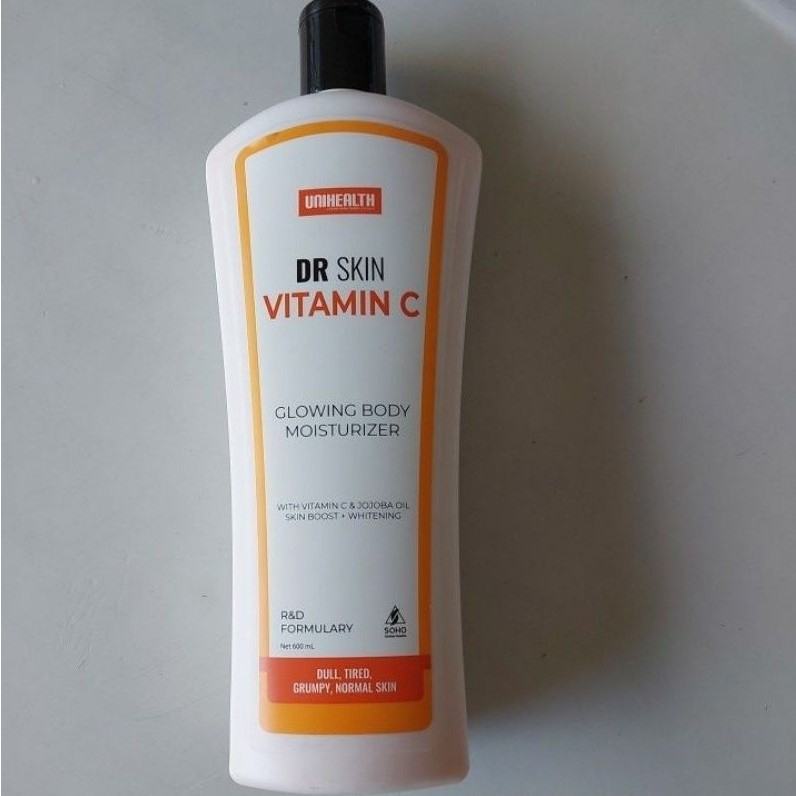 Dr.Skin vitamin c Glowing Moisturizer 600 ml Unihealth Soho Original