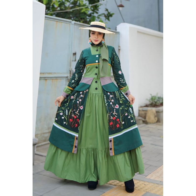 sarimbit gamis dan koko yasmeen by Aurelee