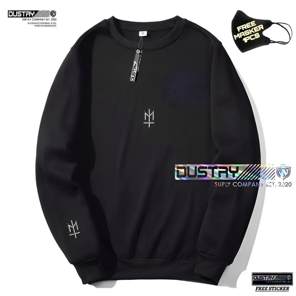 Sweater Crewneck Pria Distro Crenek MATERNAL DISASTER Unisex Cewek Cowok Cre Neck Jumbo Original Kek