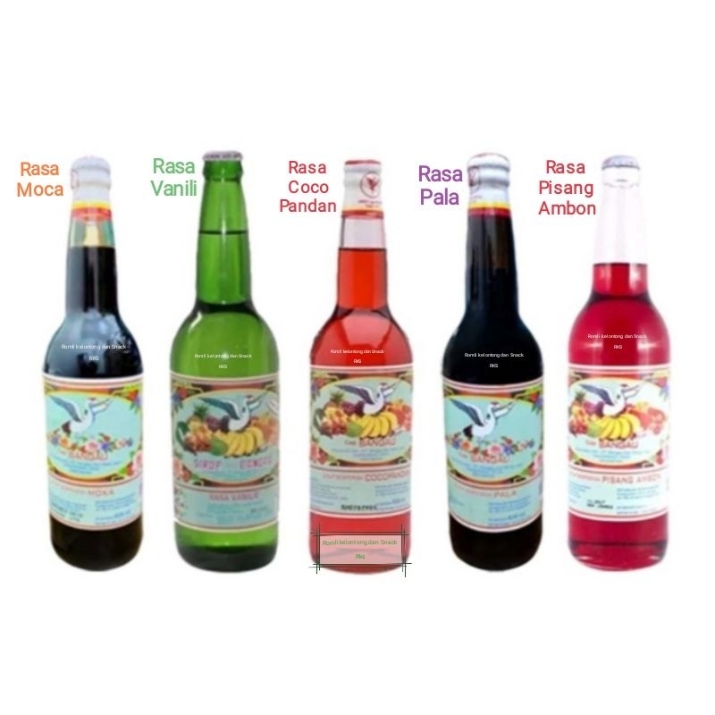 

Cap BANGAU - BANGO Sirup Varian rasa 620ml