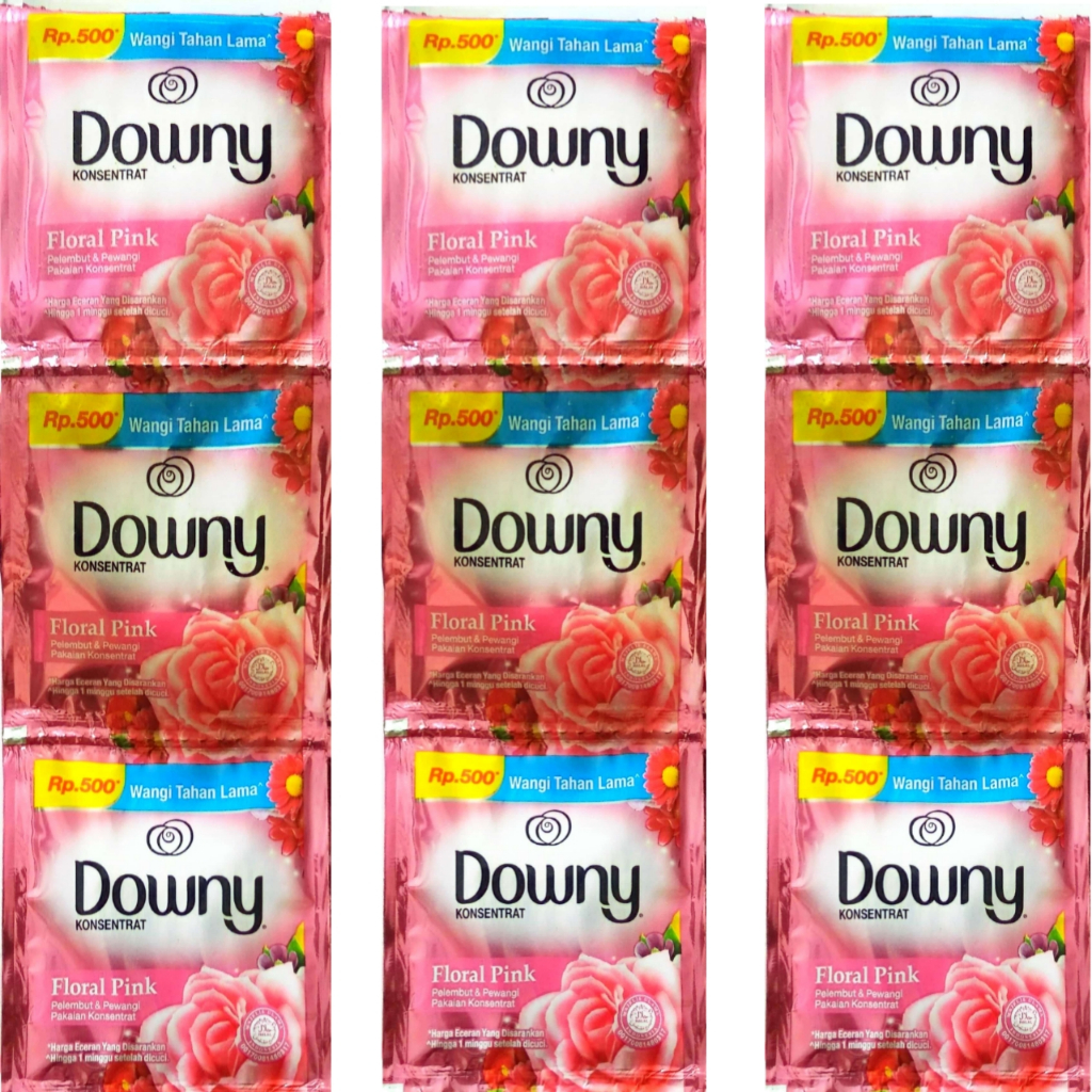 Downy sachet Floral Pink, pewangi dan pelembut pakaian