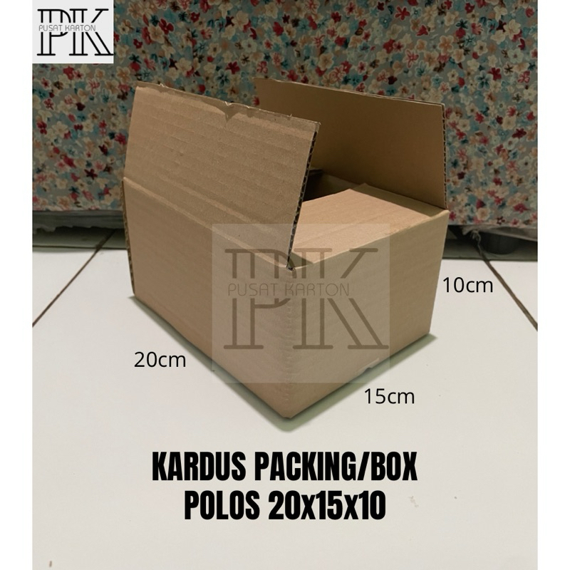 

KARDUS PACKING/BOX POLOS MURAH, uk 20x15x10 cm