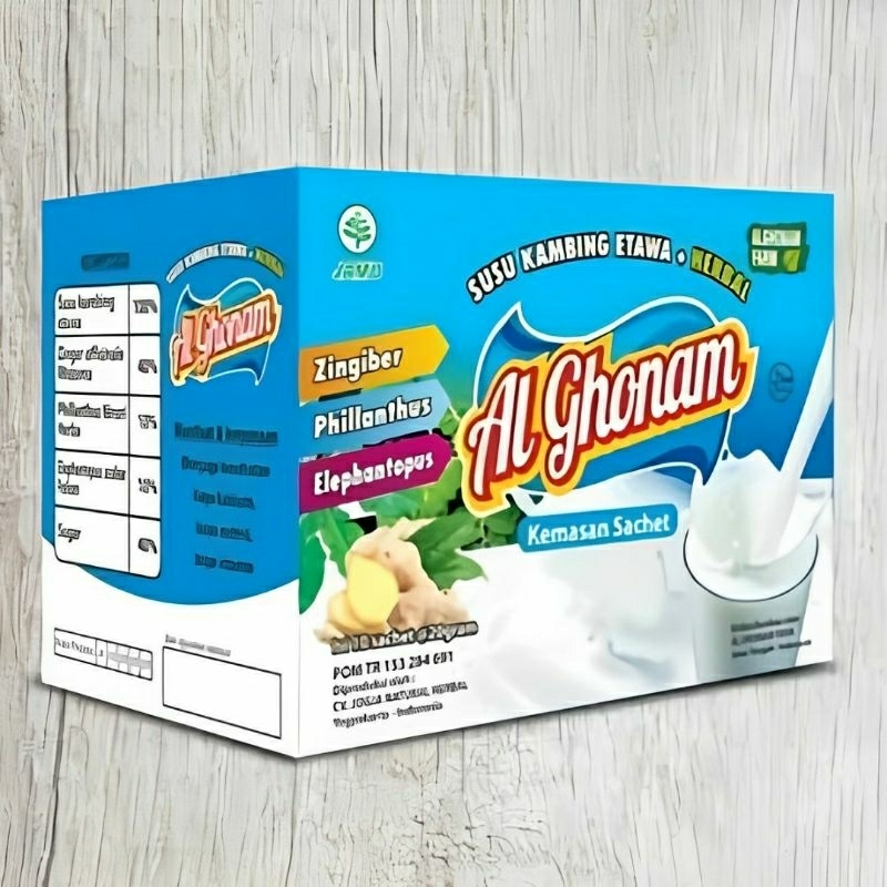 

AL GHONAM SACHET Susu Kambing Etawa + Herbal, Kelezatan dan Kesehatan Lebih Praktis