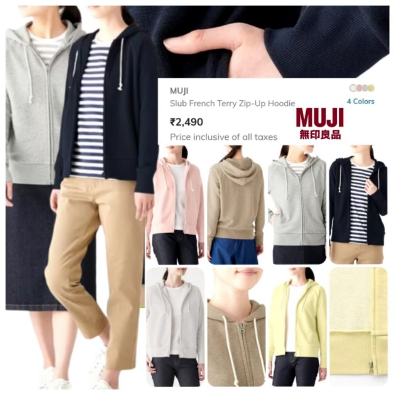 jaket hoodie wanita remaja/dewasa/jaket zipper wanita remaja/dewasa/hoodie/jaket/Muji zipper jaket/h