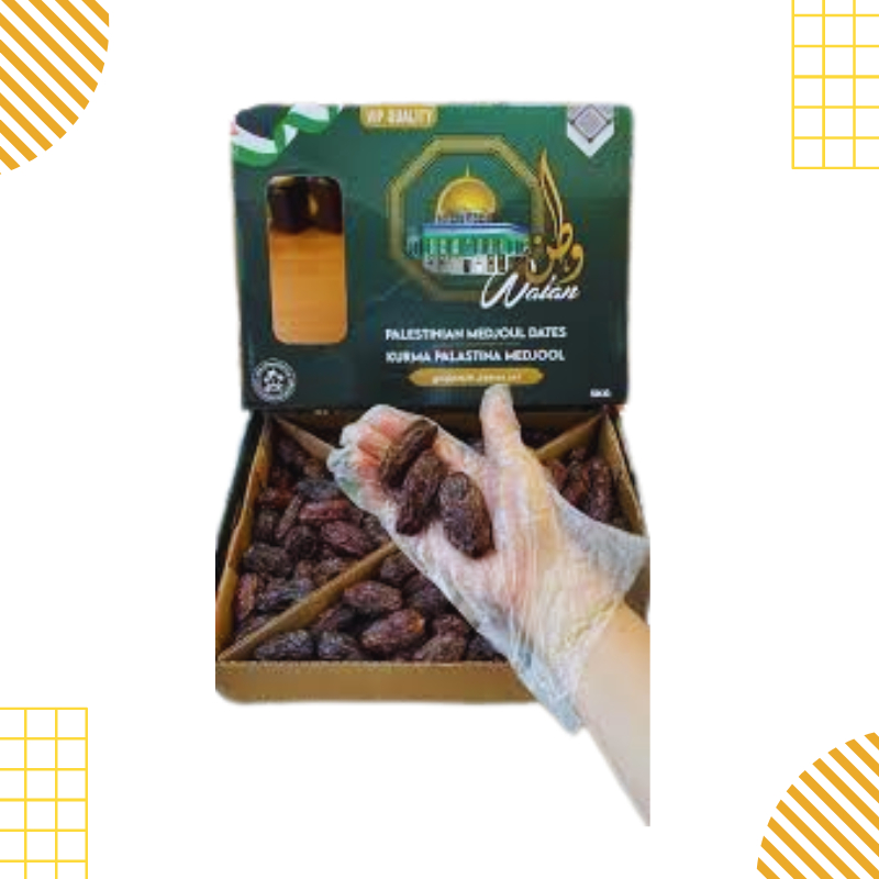 

Kurma medjool palestina 5 kg Jumbo VIP Quality / Medjoul Palestine // Medjool Natural Delights / Medjool Al Quds