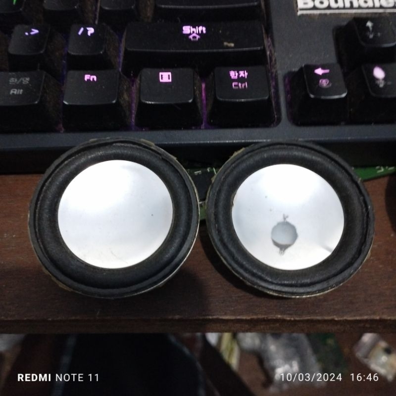 Sepasang speaker 2 inch 3watt neodymium