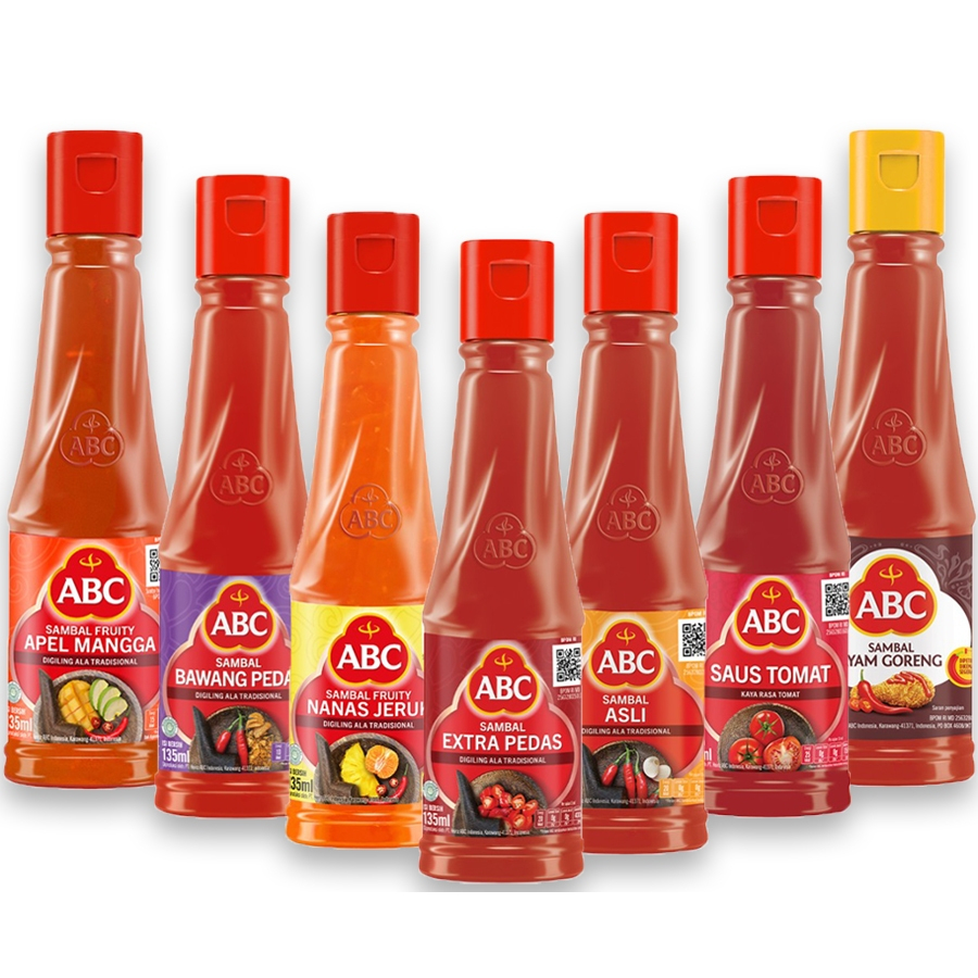 

Saus abc sambel exstra pedas ,tomat,kecap manis,asin pedas 135 ml KIRIM INSTANT